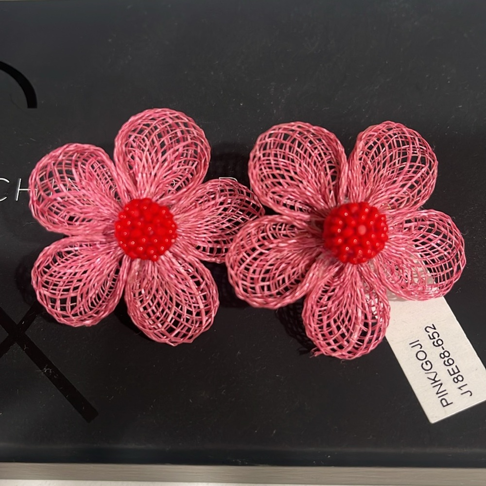 Sachin & Babi clip on flower earrings